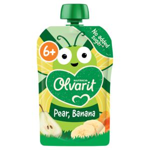 NUTRICIA Olvarit Olvarit Knijpfruit Peer Banaan 6+ Maanden 100g