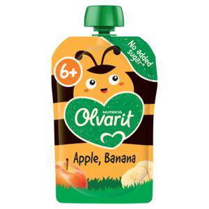 NUTRICIA Olvarit Olvarit Knijpfruit Appel Banaan 6+ Maanden 100g