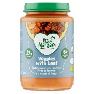 Little Maryam Groentepuree met Rundvlees 6+ Maanden 190g