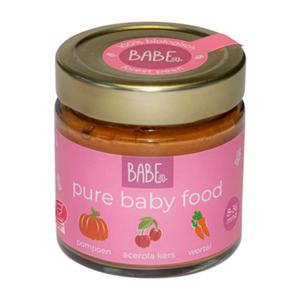 Babe pure baby food - 8-36 maanden - pompoen, acerola kers & wortel - diner 1 x 200g