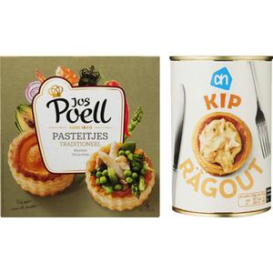 Jos Poell Pasteitjes met ragout pakket