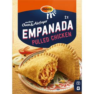 Mora Empanada pulled chicken