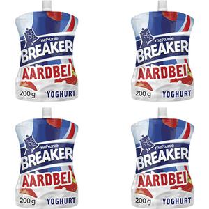 Melkunie Breaker aardbei yoghurt pakket