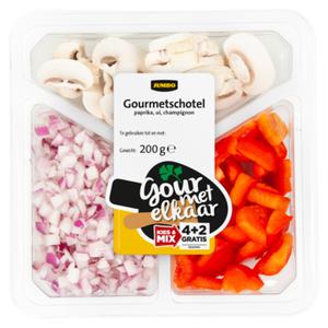 Jumbo Gourmetschotel Paprika, Ui & Champignon 200g