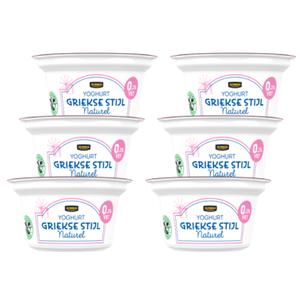 Jumbo Yoghurt Griekse Stijl Naturel 0,1% Vet 6 x 150gr