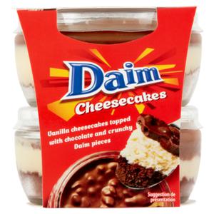 Daim Cheesecakes 2 x 85g