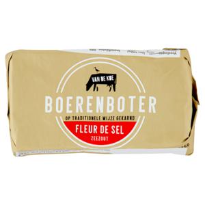 Van de Koe Boerenboter Fleur de Sel Zeezout 125g