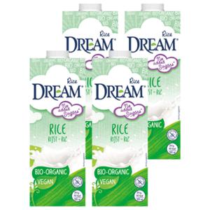 Rice Dream Rijst Organic 4 x 1L