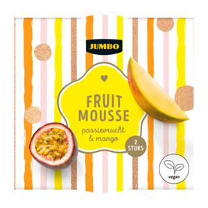 Jumbo Fruitmousse Passievrucht & Mango 2 x 70g