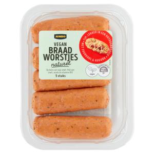 Jumbo Vegan Braadworstjes Naturel 5 Stuks