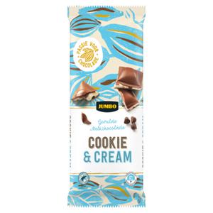 Jumbo Gevulde Melkchocolade Cookie & Cream 190g