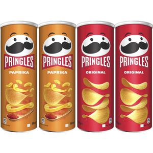 Pringles chips 4-pack voordeelpakket