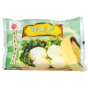 Fu-Zi Bevroren Chinese Spinazie Bun (6 stuks)