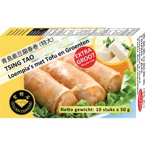 Golden Diamond Tsing Tao Loempia met Tofu en Groenten