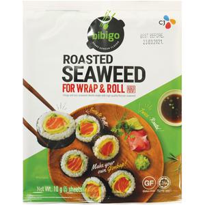 CJ Bibigo Wrap & Roll Sushi Nori - Getoast Zeewier