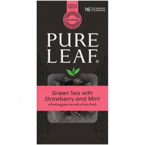 Pure Leaf Green strawberry mint thee