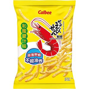 Calbee Garnalen Crackers Okonomiyaki Smaak