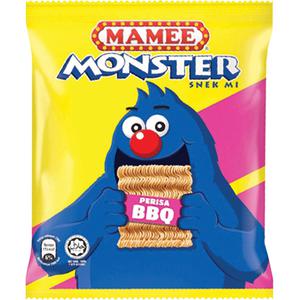 Mamee Monster Noedelsnack - BBQ-Smaak