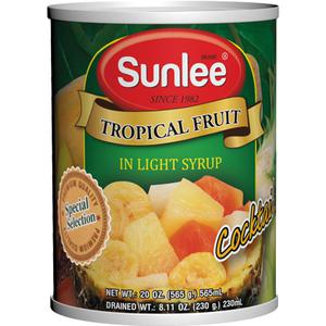 Sunlee Tropical Fruitsalade in Lichte Siroop