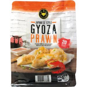 Golden Diamond Gyoza met Garnaal