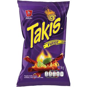 Takis Fuegos Tortilla Chips Hot Chili Peper & Limoen