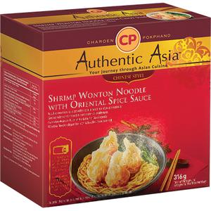 CP Garnalenwonton met Noedels en Oriental Spice Saus