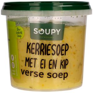 Soupy Kerriesoep met kip en ei vers