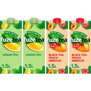 Fuze Tea Green & Peach 1,5L 2-pack