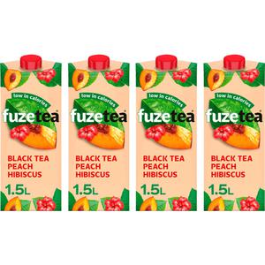 Fuze Tea Peach Hibiscus 1,5L 4-pack