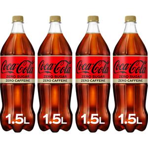 Coca-Cola Zero Zero Cafeine 1,5L 4-pack