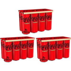 Coca-Cola zero caffeine tray