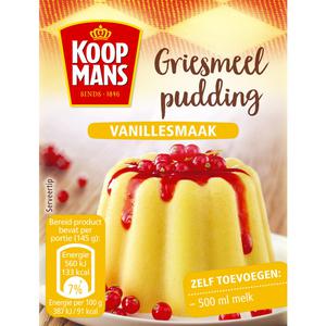 Koopmans Griesmeelpudding vanillesmaak