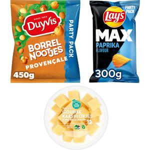 Duyvis Lay's borrelnoten chips kaas