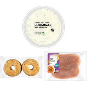 AH Bagel met vegan zalm pakket