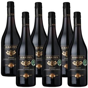 Hardys Crest cabernet shiraz merlot doos