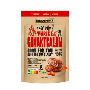 Greenforce Vegan Spicy Gehaktballenmix 150 gram