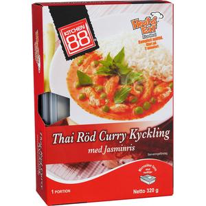 Kitchen 88 Thaise Rode Curry met Kip 320 gram