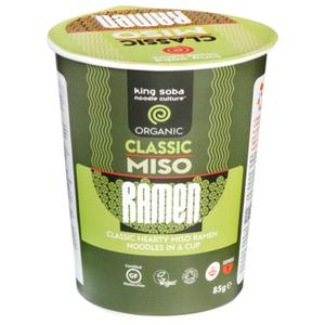 King Soba Classic Miso Ramen Instant Noodles Biologisch