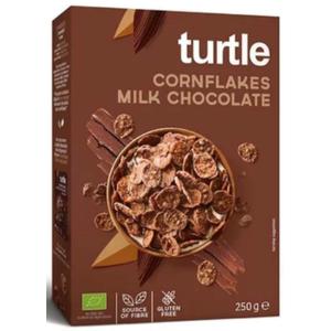 Turtle Cornflakes met Melkchocolade Biologisch 250 gram