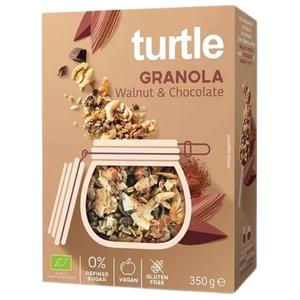 Turtle Granola met Walnoot & Chocolade Biologisch 350 gram