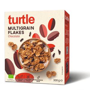 Turtle Meergranenvlokken met Chocolade Biologisch 300 gram