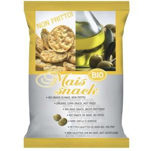 Bio Alimenti Mais Snack Extra Vierge Olijfolie Biologisch