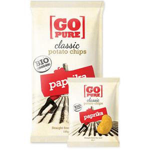 GoPure Classic Potato Chips Paprika Biologisch