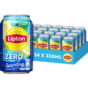 Lipton Zero sparkling ice tea tray