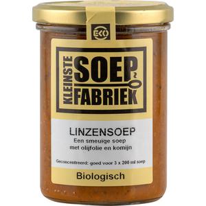 Kleinste Soepfabriek Linzensoep biologisch