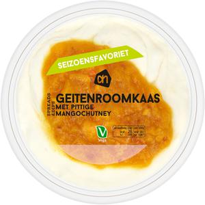 AH Roomkaas met mangochutney en geitenkaas