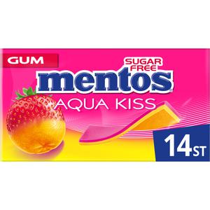 Mentos Gum Aqua kiss strawberry mandarin