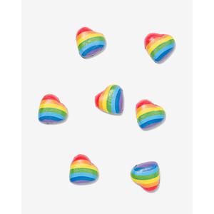 Hema melkchocolade hartjes regenboog 87gram