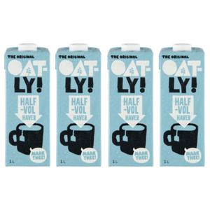 Jumbo Oatly The Original Halfvol Haver 4 x 1L