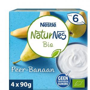 NaturNes Peer banaan 6+ mnd baby toetje bio